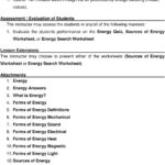 Energy 4C1 Introduction To Energy  Pdf Regarding Forms And Sources Of Energy Worksheet Answers