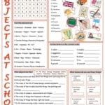 English Esl School Vocabulary Worksheets  Most Downloaded 54 Results Within Esl Vocabulary Worksheets