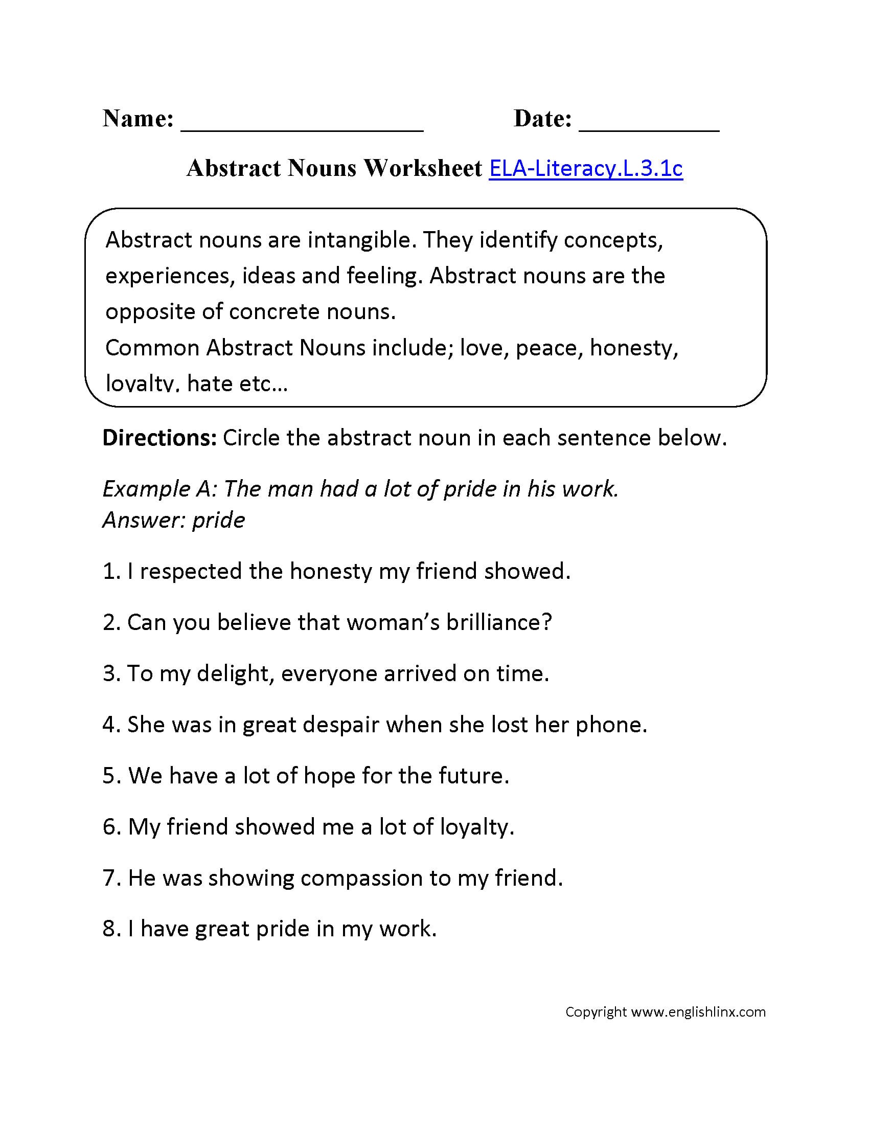 English Worksheets  3Rd Grade Common Core Worksheets For 6Th Grade Common Core Worksheets