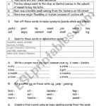 English Worksheets Grammar  Punctuation Worksheet In Grammar And Punctuation Worksheets
