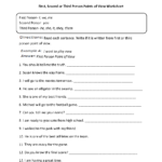 Englishlinx  Point Of View Worksheets Pertaining To Point Of View Worksheet 12