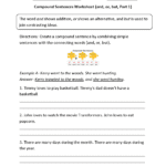 Englishlinx  Sentences Worksheets For Compound And Complex Sentences Worksheet