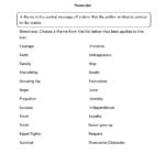 Englishlinx  Theme Worksheets Within Theme Worksheets 4Th Grade