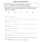 Englishlinx  Vowels Worksheets Along With Mark The Vowels Worksheet