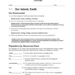 Environmental Science Inside Ecological Footprint Worksheet Answers