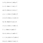 Evaluating Algebraic Expressions A Also Writing Algebraic Expressions Worksheet Pdf