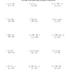 Evaluating Twostep Algebraic Expressions With One Variable A As Well As Evaluating Expressions Worksheet Pdf