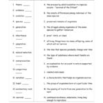 Evolution Vocabulary Together With Evolution Vocabulary Worksheet