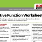 Executive Function Worksheets For Adults Order Of Operations Pertaining To Executive Function Worksheets For Adults