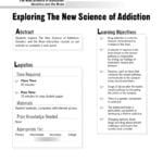 Exploring The New Science Of Addiction Printandgo Or Disease Concept Of Addiction Worksheet