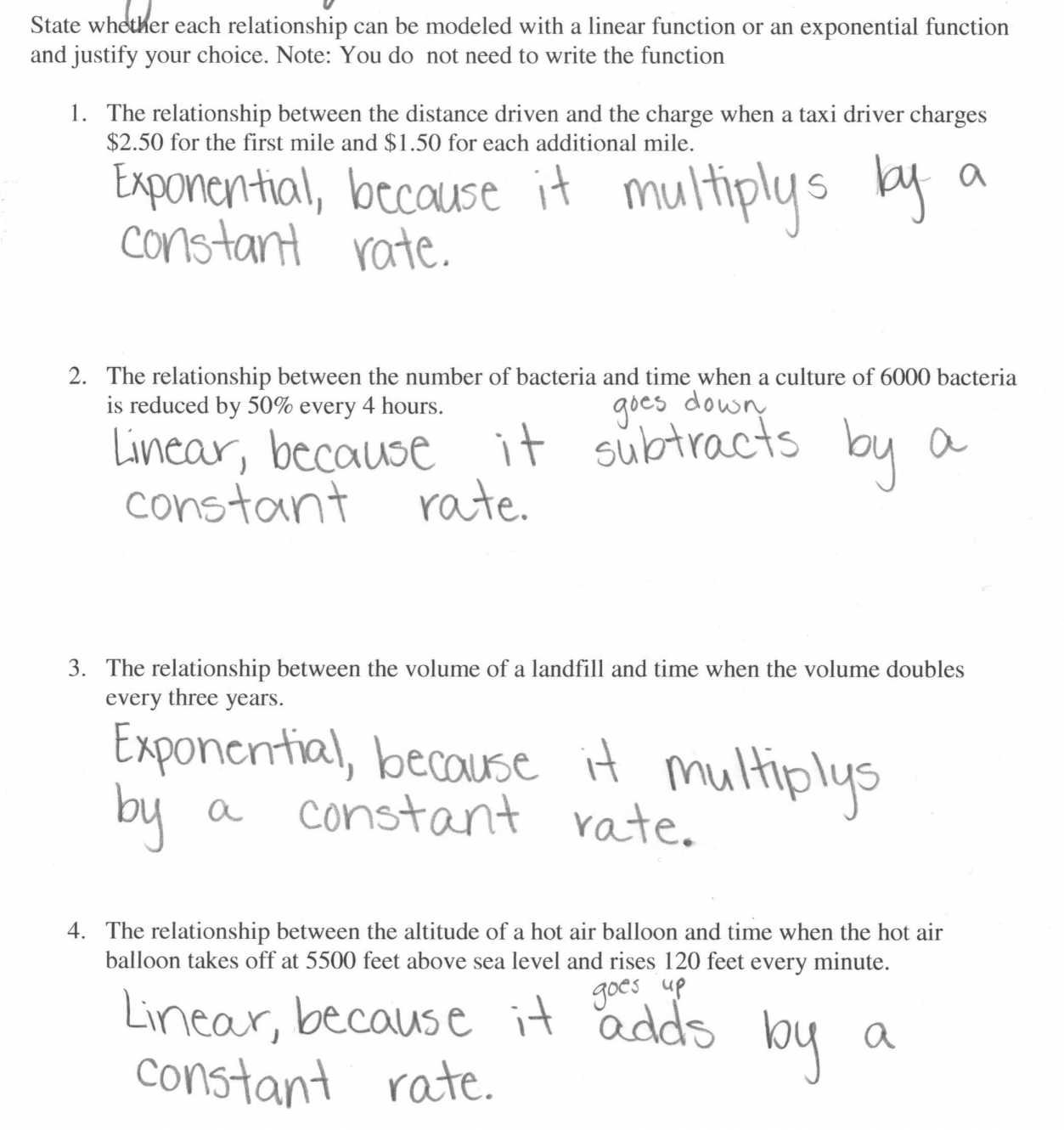 Exponential Growth And Decay Worksheet  Yooob With Exponential Growth And Decay Word Problems Worksheet Answers