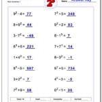 Exponents Worksheets With Regard To Exponents Worksheets 6Th Grade