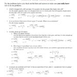 Extra Kinematics Equations Answers For Kinematics Practice Problems Worksheet Answers