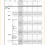 Family Budget Template Personal Eet Free Monthly Expense Templates For Financial Expenses Worksheet