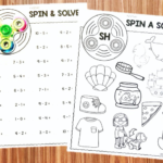 Fidget Spinner Activities For Kindergarten  Simply Kinder Throughout Fidget Spinner Worksheets
