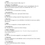 Figurative Language Worksheet  Lord Of The Flies  Answers Regarding Elements And Their Properties Worksheet Answers