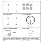 Five Minute Math Review Worksheets From The Teacher's Guide Or Multiplication Review Worksheets