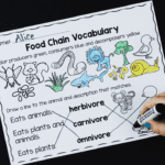 Food Chains  A Dab Of Glue Will Do Along With Draw A Food Web Worksheet