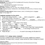 Forms Of Energy Worksheet Answer Key Multiplication Worksheets Grade Within Types Of Energy Worksheet