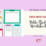 Free Bible Journal Key Worksheet – Bible Journal Love For Free Printable Bible Study Worksheets For Adults