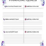 Free Budgeting Printables Expense Tracker Budget  Goalsetting Regarding Financial Goals Worksheet