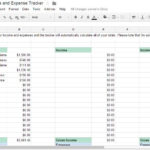 Free Business Income Worksheet And Google Doc Also Self Employed Income Worksheet