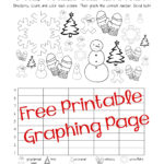 Free Christmaswinter Graphing Worksheet Kindergarten First Grade And Holiday Worksheets For Grade 1
