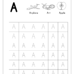 Free English Worksheets  Alphabet Tracing Capital Letters Along With Alphabet Writing Worksheets