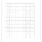 Free English Worksheets  Alphabet Tracing Small Letters  Letter And Free Printable Tracing Alphabet Worksheets