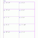Free Exponents Worksheets And Exponents Worksheets 6Th Grade