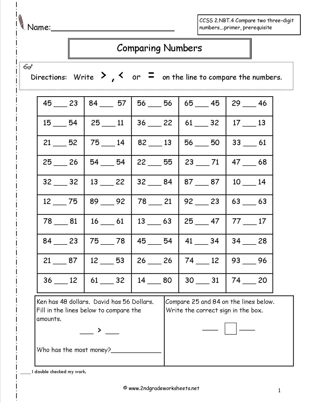 Free Math Worksheets And Printouts Throughout Go Math 2Nd Grade Worksheets