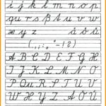 Free Printable Alphabet Handwriting Practice Pages Pertaining To Abc Cursive Worksheets