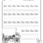 Free Printable Beginner Practice Cursive Worksheet – A A Only As Well As Abc Cursive Worksheets