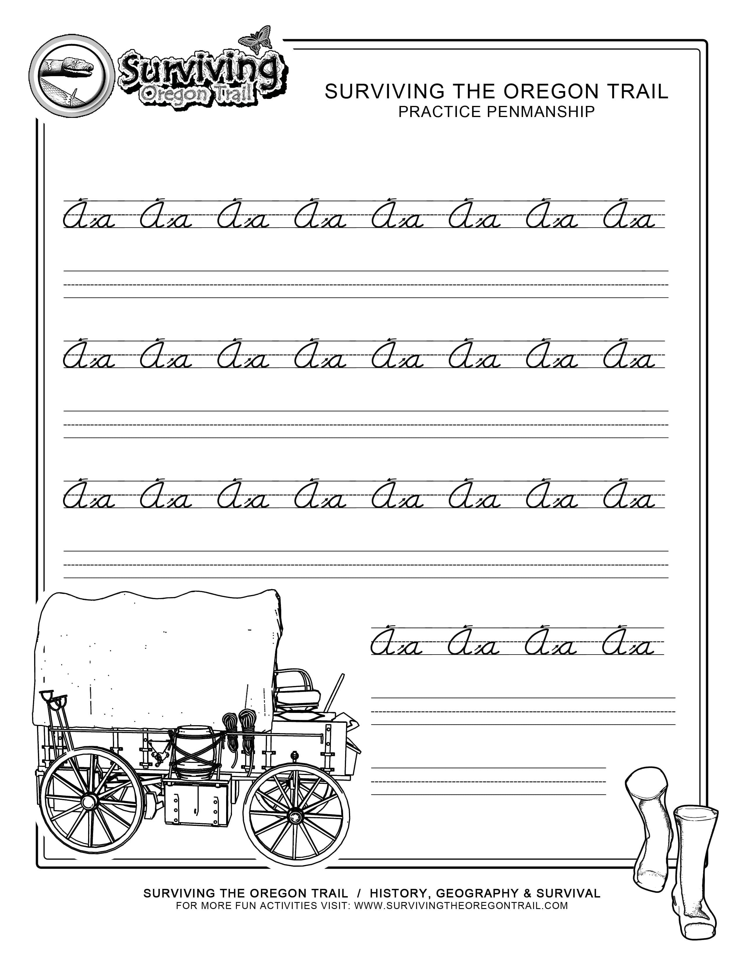 Free Printable Beginner Practice Cursive Worksheet – A A Only As Well As Abc Cursive Worksheets