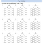 Free Printable Fact Families Math Worksheets Intended For Fact Family Worksheets