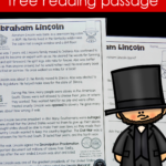 Free Reading Passage Abraham Lincoln For Kids  The Measured Mom For Abraham Lincoln Comprehension Worksheet