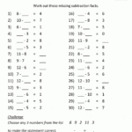 Free Subtraction Worksheets To 12 And 12Th Grade Math Worksheets