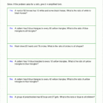 Free Worksheets For Ratio Word Problems Along With Proportional Reasoning Worksheet