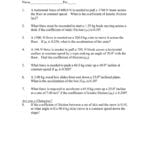 Friction Problems Worksheet Friction Worksheet Answers Nice Naming As Well As Naming Covalent Compounds Worksheet