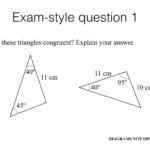 G5A – Congruence Criteria For Triangles Sss Sas Asa Rhs Or Geometry Worksheet Congruent Triangles Sss And Sas Answers