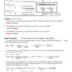 Gas Laws Ws  Answer Key And Charles Law Chem Worksheet 14 2 Answer Key