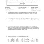 Gay Lussac And Combined Gas Law Pertaining To Gas Laws And Scuba Diving Worksheet Answers