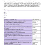 Gcsea Level Spanish Teaching Resources  Teachit Languages In El Verbo Ser Worksheet Answers