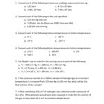 General Gas Laws And Boyle's Law Practice Problems In Ideal Gas Law Practice Worksheet