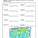 Geography Worksheets  Have Fun Teaching Within 5Th Grade Geography Worksheets