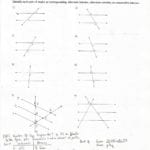 Geometry Angle Relationships Worksheet Answers  Briefencounters Within Special Angle Pairs Worksheet