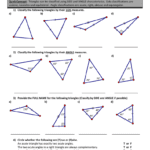 Geometry – Unit 5 Practice Name  Classify Triangles Together With 4 5 Isosceles And Equilateral Triangles Worksheet Answers