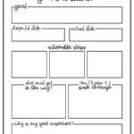 Goal Setting Worksheets  3 Free Goal Planner Printables Within Goal Setting Worksheet For Students
