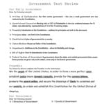 Government Test Study Guide Answers Or The Federal In Federalism Worksheet Answer Key Icivics