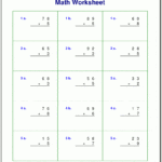 Grade 4 Multiplication Worksheets Along With Box Method Multiplication Worksheet